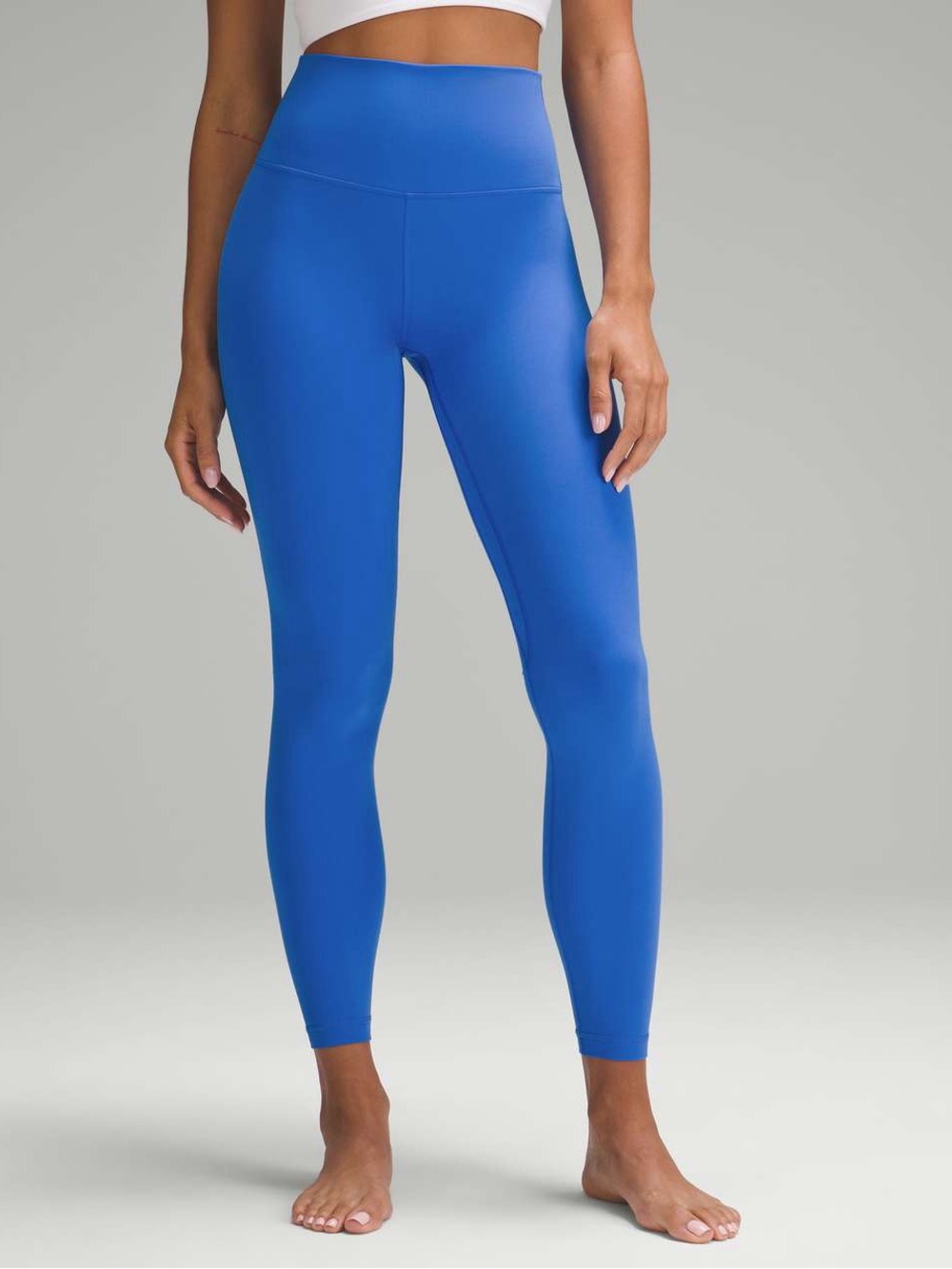 LULULEMON ATHLETICA Women’s High-Waist Full Length Blue Performance Leggings - Picture 2 of 13